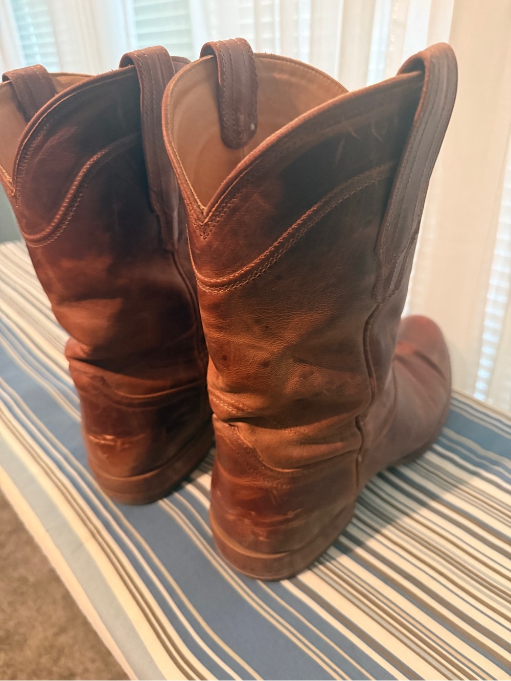 Tecovas The Earl Scotch Goat Roper Boots USED Size 11 - Picture 2 of 7